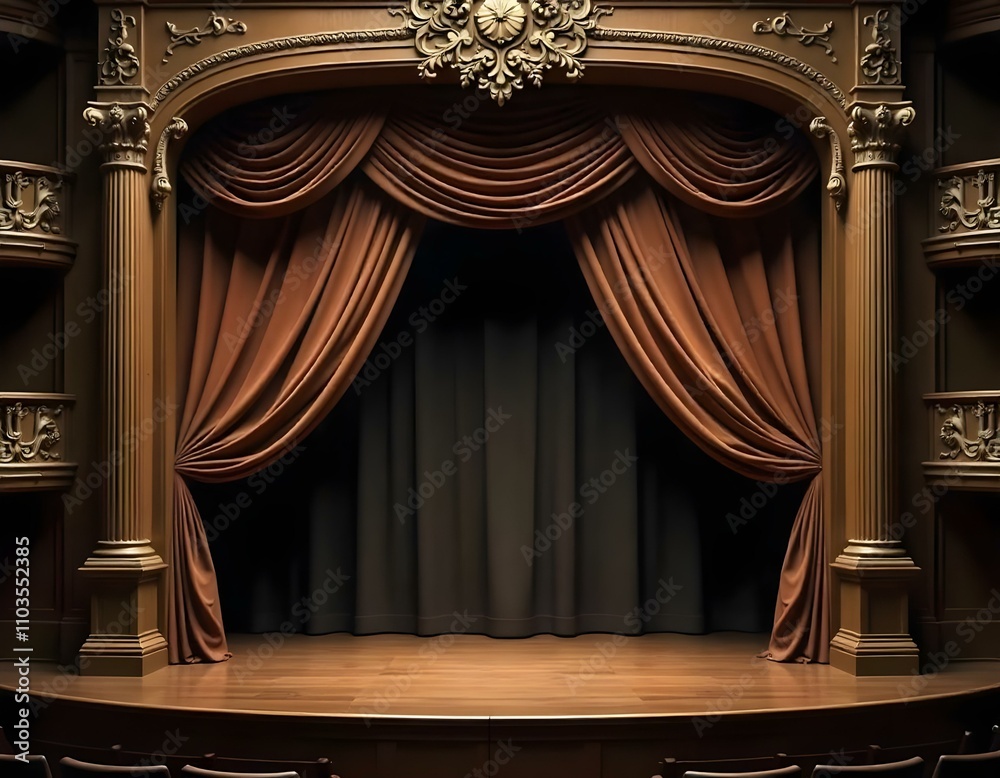 Fototapeta premium theatre, театр, curtain with curtains, circus, cabare, scena, curtain, cinema, ekran, theater, stage, velvet, curtains, show, red, entertainment, performance, opera, light, interior, fabric, act, spot