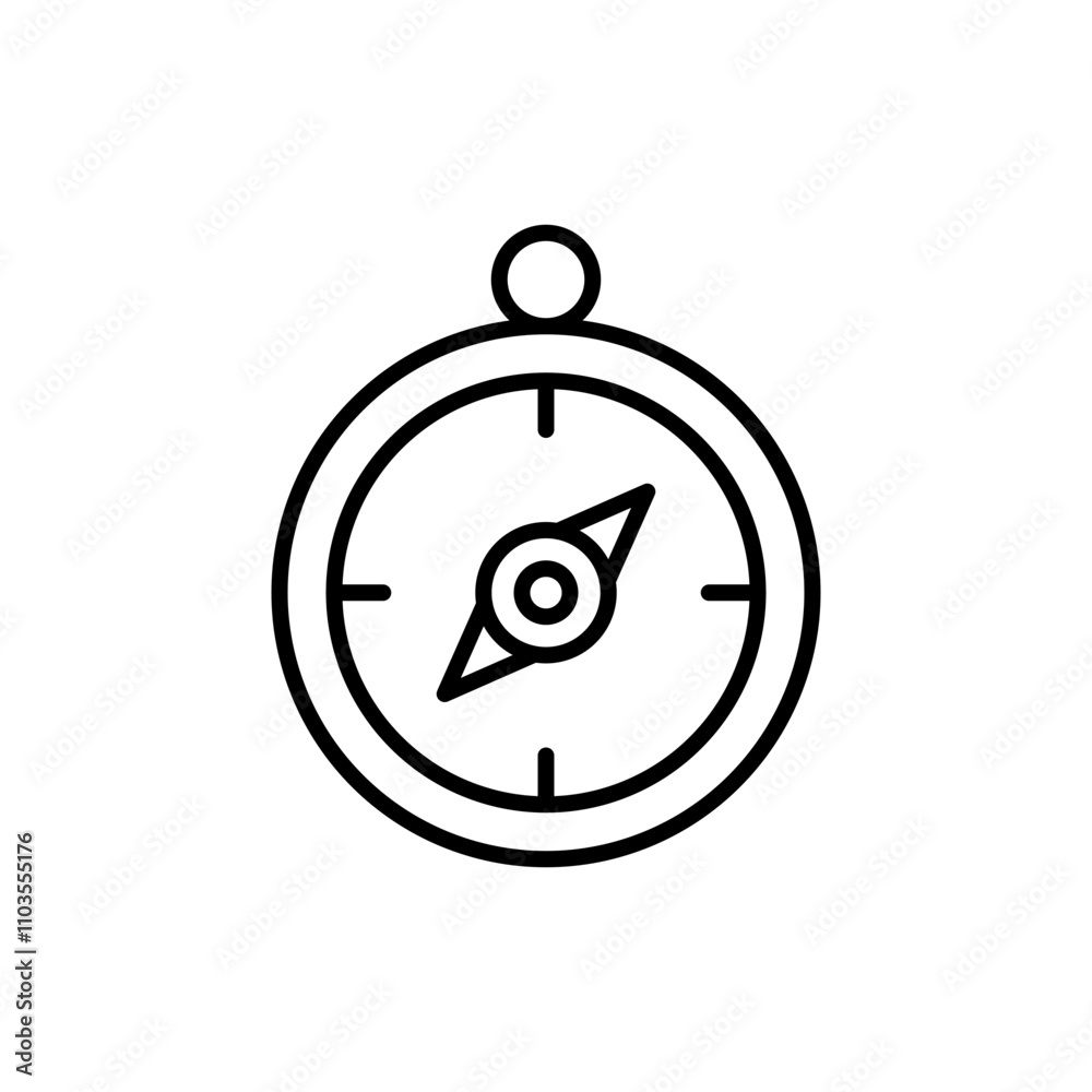 Compass outline icons, minimalist vector illustration ,simple transparent graphic element .Isolated on white background Compass outline icons, minimalist vector illustration ,simple transparent graphic element .Isolated on white background