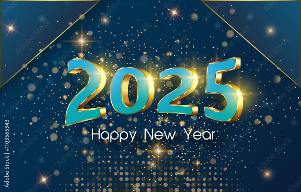 2025 happy new year template banner with modern 3d text effect and beautiful sparkle luxury shiny ornament abstract gradient blue background design 37 2025 happy new year template banner with modern 3d text effect and beautiful sparkle luxury shiny ornament abstract gradient blue background design 37