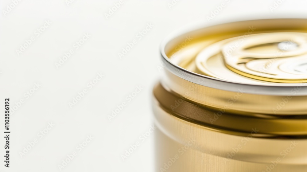 Close-up of a single unopened canned food item. Food safety publicity, media coverage, consumer education,food poisoning, consumer rights, food supervision Close-up of a single unopened canned food item. Food safety publicity, media coverage, consumer education,food poisoning, consumer rights, food supervision
