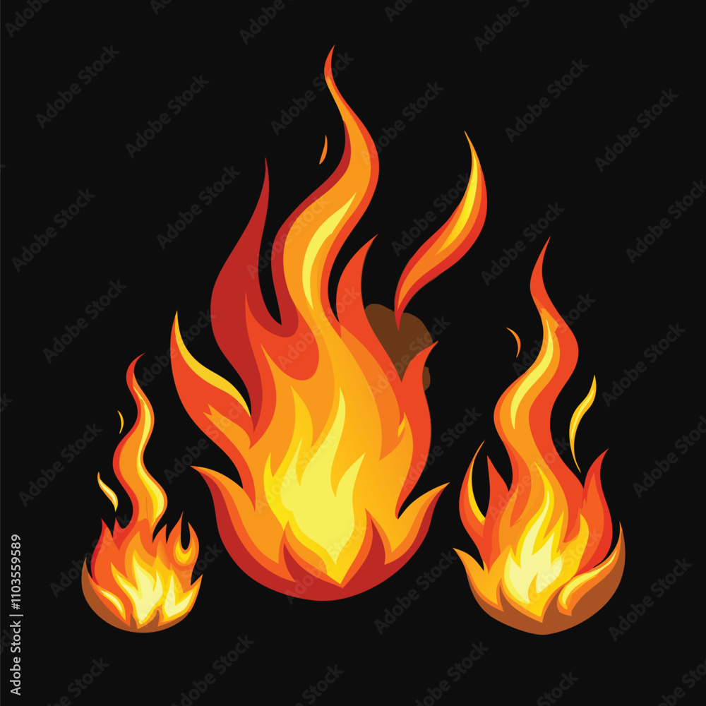 fire and flames fire and flames