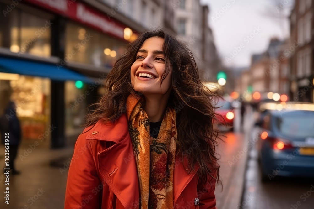 Beautiful young woman in Paris, France on a rainy day. Beautiful young woman in Paris, France on a rainy day.