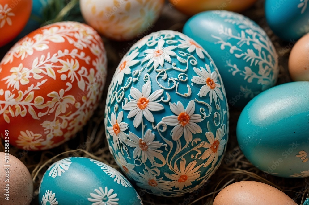 closeup_of_easter_egg_decoration closeup_of_easter_egg_decoration