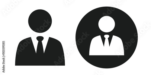 Icons representing businessmen, users, CEOs, profiles, owners, etc.
