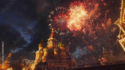 New year celebate from around the world's most famous landmarks