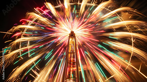 New year celebate from around the world's most famous landmarks