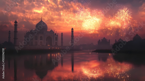 New year celebate from around the world's most famous landmarks