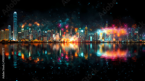 New year celebate from around the world's most famous landmarks