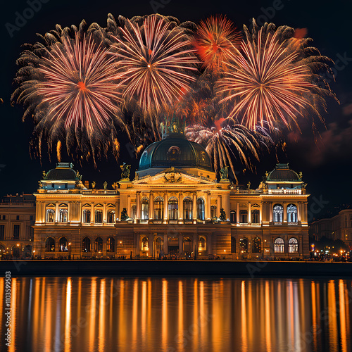New year celebate from around the world's most famous landmarks