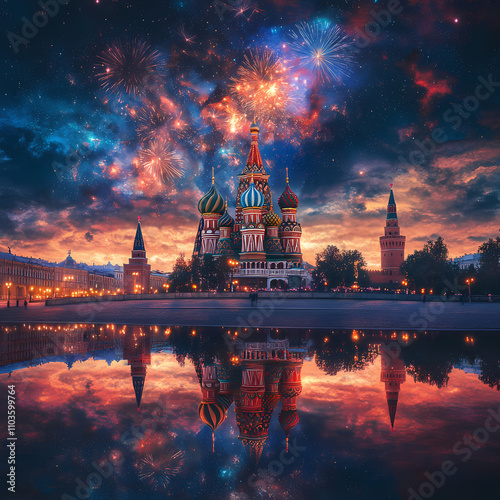 New year celebate from around the world's most famous landmarks