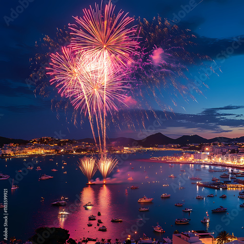 New year celebate from around the world's most famous landmarks