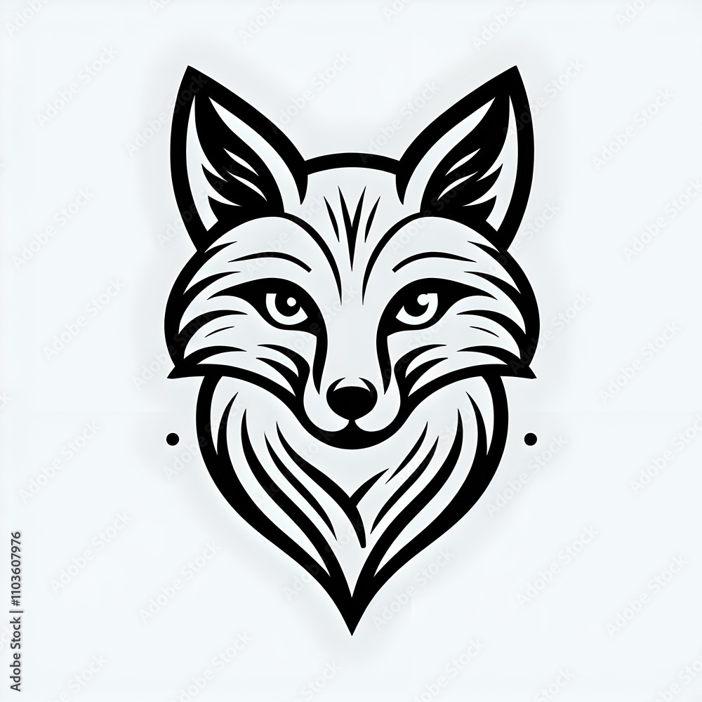 Sketch of a fox tattoo Sketch of a fox tattoo