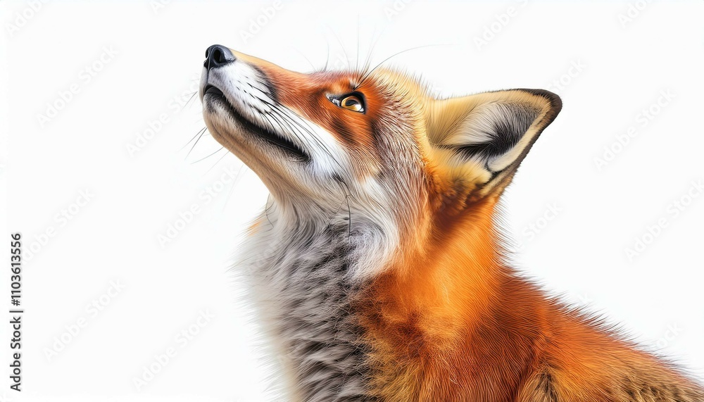 Obraz premium red fox vulpes 4 years old standing