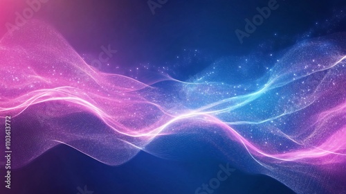 Vibrant Abstract Light Effect Texture in Blue, Pink, Purple Wallpaper