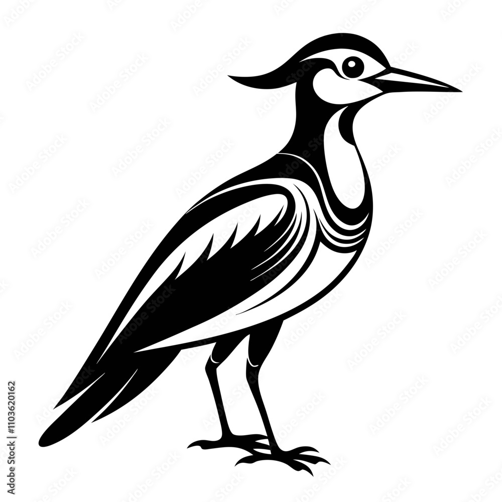 Obraz premium Lilac-Breasted Roller silhouette