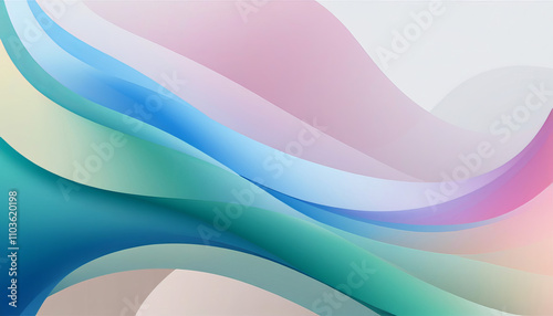 Modern 2D Wallpaper with Grainy Gradient Colors