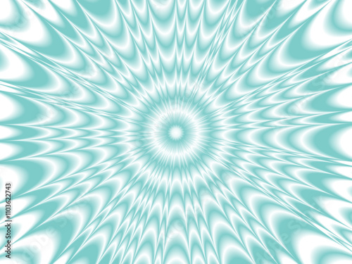 Optical illusion psychedelic circle line pattern. Sun ray pattern. Vector illustration