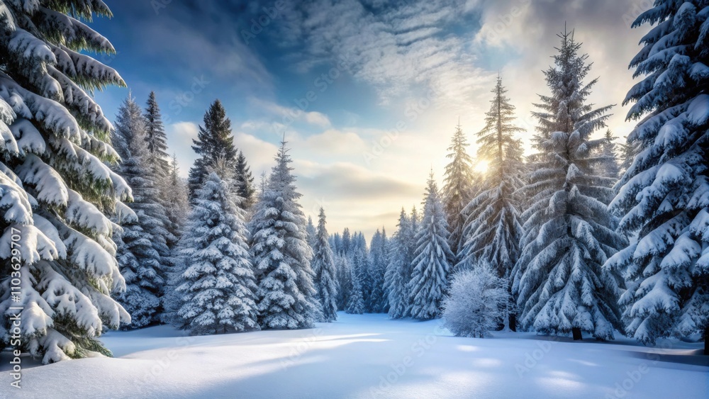 Winter forest covered in snow , snow, winter background, trees, cold, tranquil, nature, white, landscape, frost, icy, serene Winter forest covered in snow , snow, winter background, trees, cold, tranquil, nature, white, landscape, frost, icy, serene