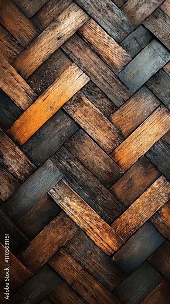 Intricate Herringbone Wood Pattern Intricate Herringbone Wood Pattern