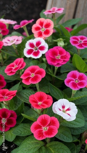 Impatiens Shade loving flowering plant with bright blooms popular for decorative purposes in shady areas