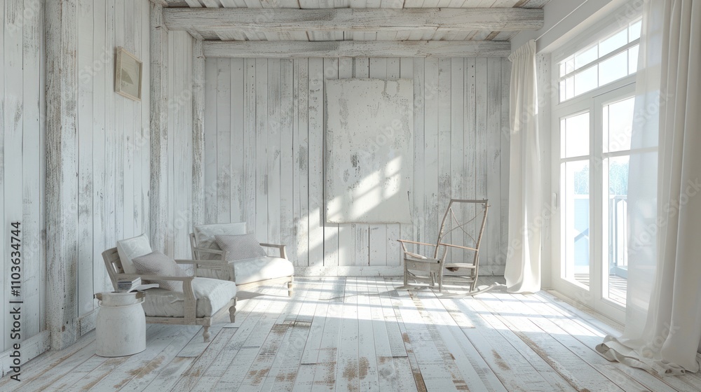 A serene, minimalist interior with light wooden walls and furniture. A serene, minimalist interior with light wooden walls and furniture.