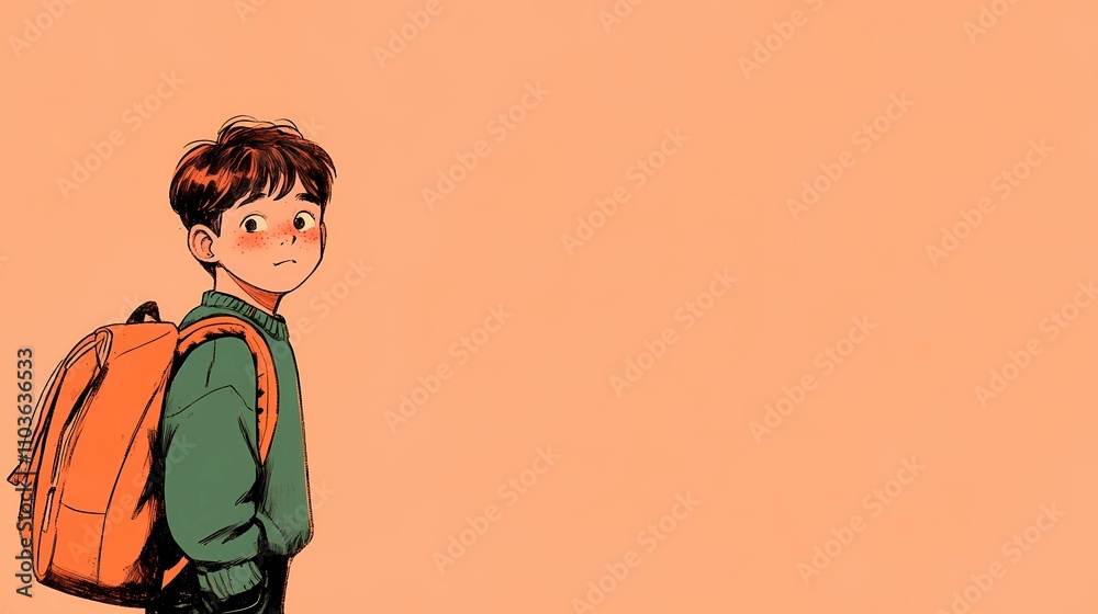 Children with backpacks walking outdoors, enjoying nature and adventure, perfect for educational or travel-related themes in stock photography Children with backpacks walking outdoors, enjoying nature and adventure, perfect for educational or travel-related themes in stock photography