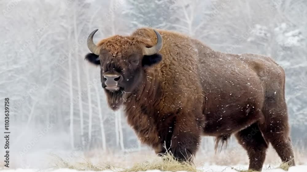 bison in park national park