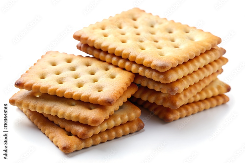 cookies on a white background