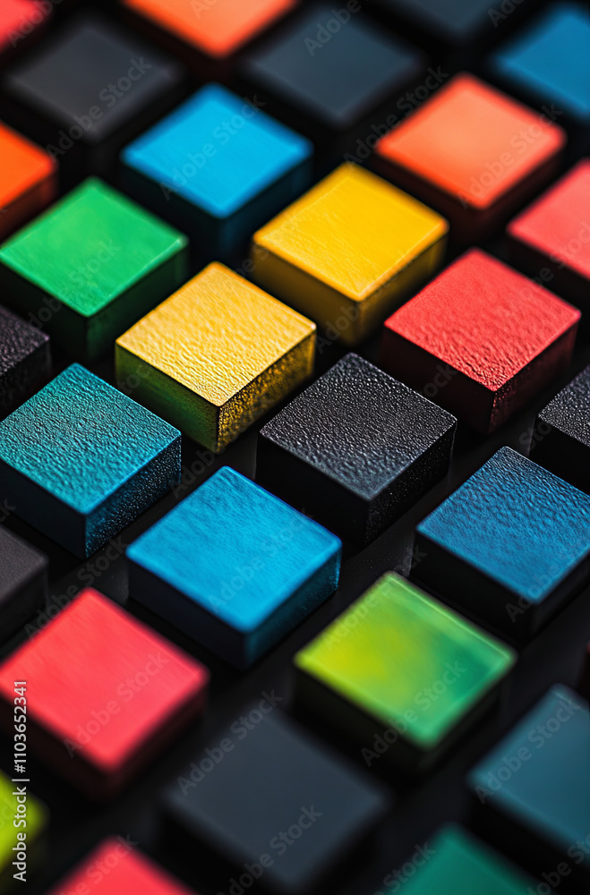 Black background, colorful bricks, mobile phone wallpaper This image features a black background with a pattern of colorful bricks Colorful Stone Wall Texture Black background, colorful bricks, mobile phone wallpaper This image features a black background with a pattern of colorful bricks Colorful Stone Wall Texture