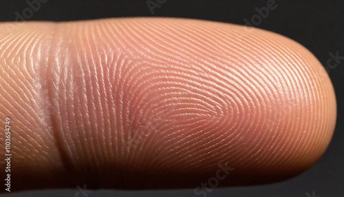 Fingertip closeup