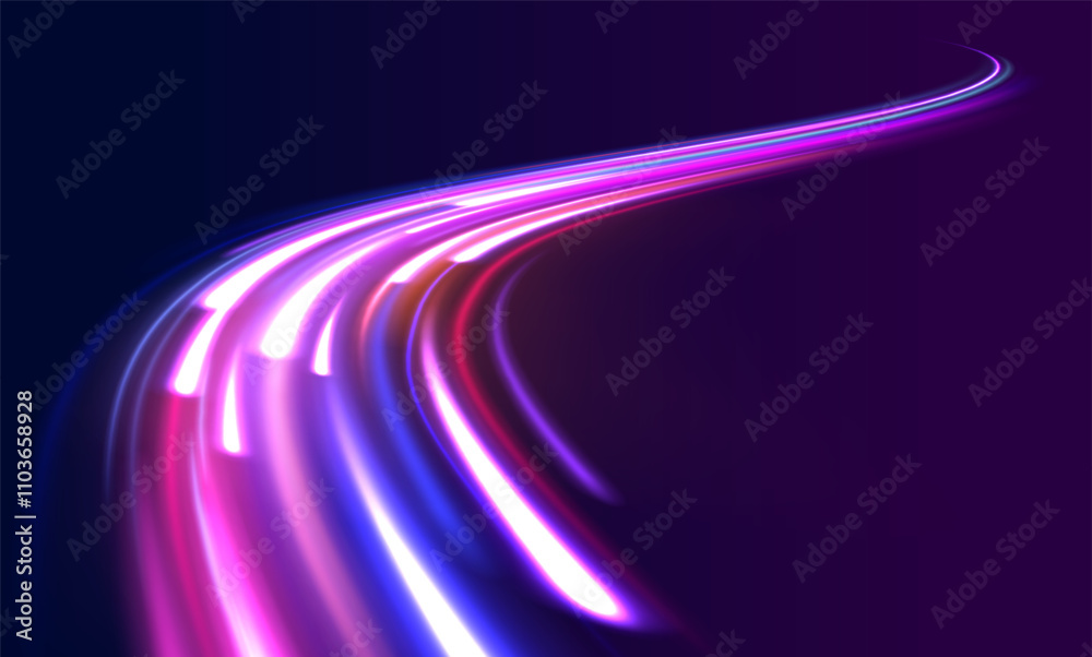 Abstract background in blue and purple neon glow colors. Png, lens, light, neon, line, blur, beam, ray. Laser beams luminous abstract sparkling isolated on a transparent background. Abstract background in blue and purple neon glow colors. Png, lens, light, neon, line, blur, beam, ray. Laser beams luminous abstract sparkling isolated on a transparent background.