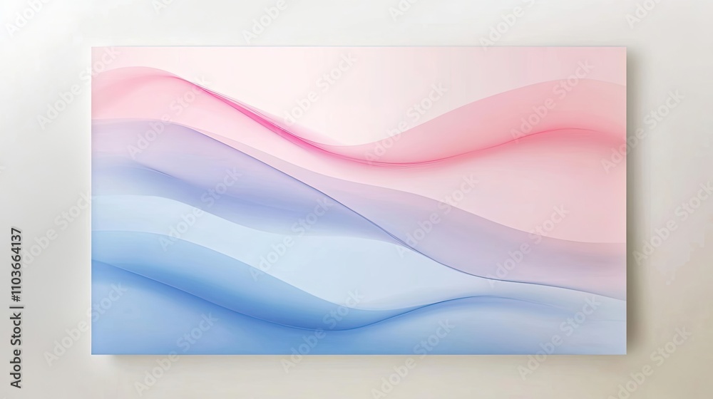 Abstract Pastel Waves Design Soft Colors Background Abstract Pastel Waves Design Soft Colors Background