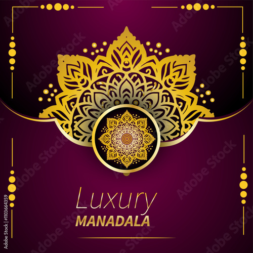 Creative Luxury Mandala Design Template