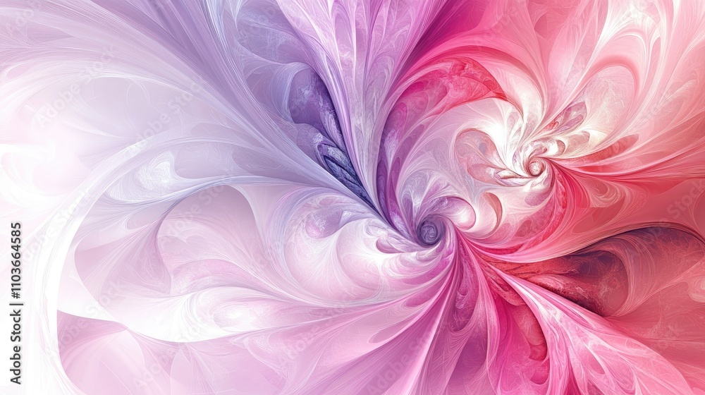 Swirling abstract background featuring vibrant shades of pink, purple, and white, creating a dreamy and fluid design. Swirling abstract background featuring vibrant shades of pink, purple, and white, creating a dreamy and fluid design.