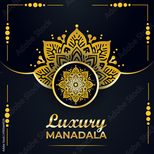 Creative Luxury Mandala Design Template