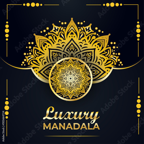 Creative Luxury Mandala Design Template