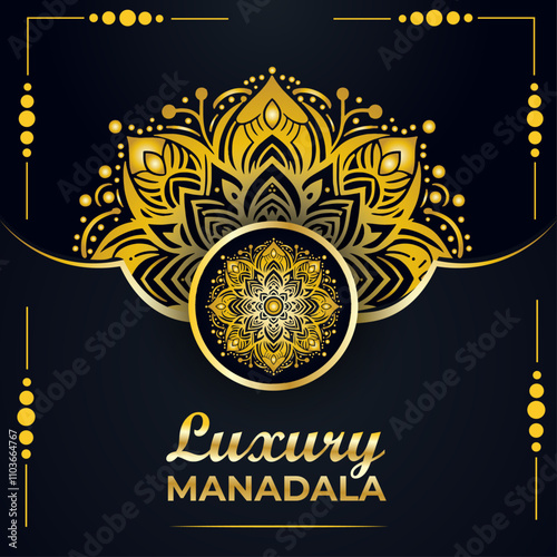 Creative Luxury Mandala Design Template