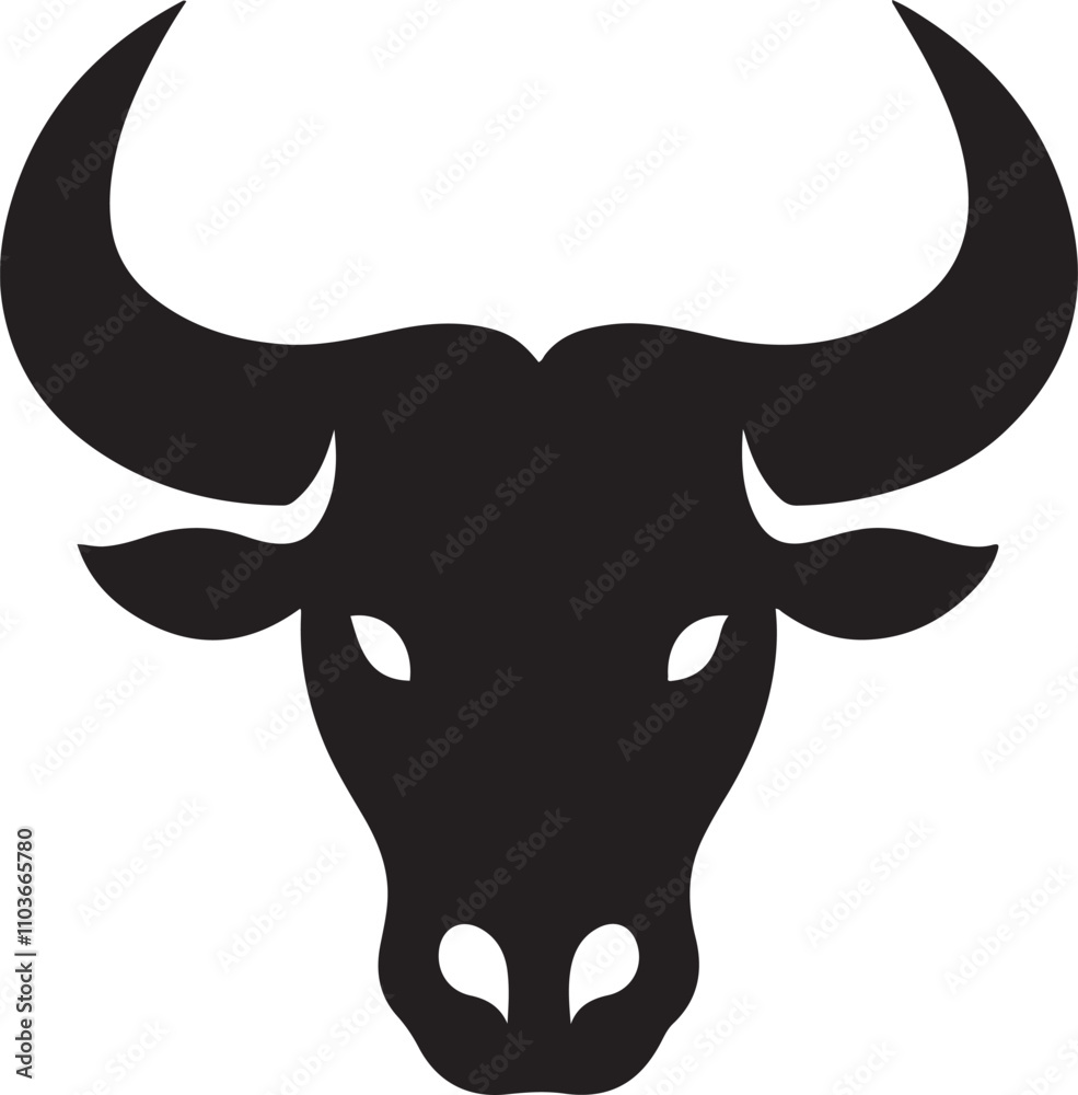 bull head vector bull head vector