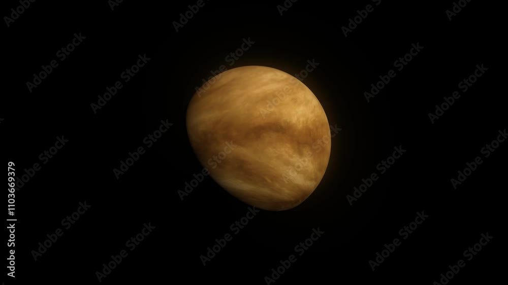 Amazing video of the planet Mercury rotating slowly