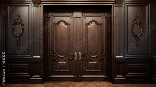 old wooden door