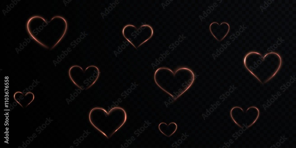 Neon Heart with Shining Sparkles: Glowing Effect for Dark Backgrounds and Celebrations Neon Heart with Shining Sparkles: Glowing Effect for Dark Backgrounds and Celebrations