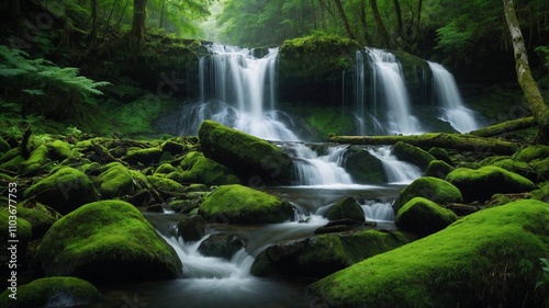 waterfall in the forest