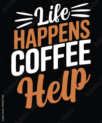 Coffee speulled backwards is eeffoc just know that i dont give eeffoc unti lve had my coffee t-shirt design, Coffee t-shirt design vector, Illustration T-Shirt