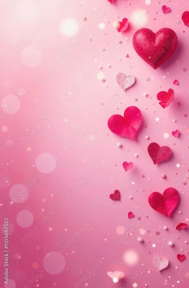 valentine background with hearts, Soft pink pastels background, wedding, anniversary, valentines theme and concept valentine background with hearts, Soft pink pastels background, wedding, anniversary, valentines theme and concept