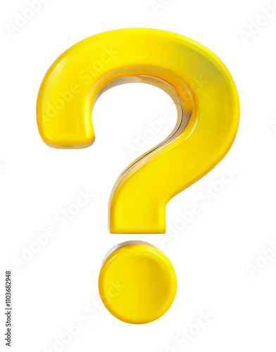 question mark 3d