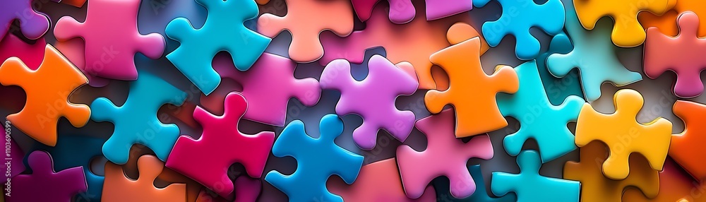 Colorful and fragmented brain puzzle blocks, symbolizing the obstacles and intricate nature of dyspraxia, with bright and bold hues Colorful and fragmented brain puzzle blocks, symbolizing the obstacles and intricate nature of dyspraxia, with bright and bold hues