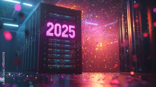 Cyberpunk 2025: New Year's Eve in the Server Room