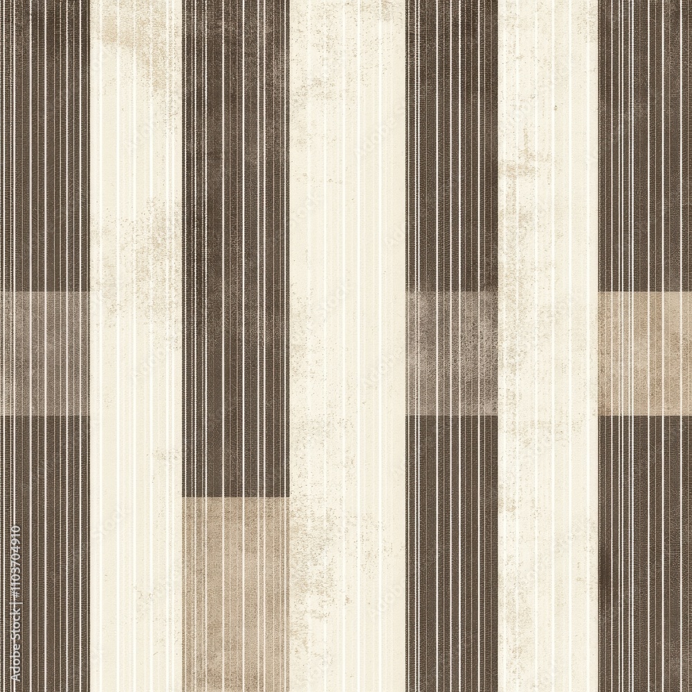 Fototapeta premium Abstract textured wallpaper featuring vertical striped patterns in earthy tones.