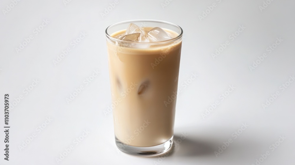 Iced Coffee with Ice Cubes Iced Coffee with Ice Cubes
