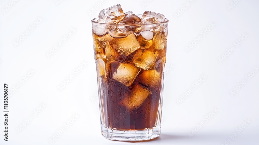 Close-up of a Glass of Iced Soda Close-up of a Glass of Iced Soda